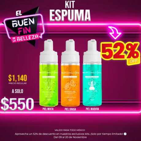 Kit Espumas Buen Fin Maproderm