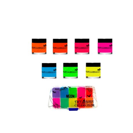 Kit Pigmento Mineral SR & Face Body Cream Color Neón