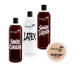 Kit Sangre Líquida 950ml + Látex 950ml + Coagulada 950ml + Carne Falsa 60g