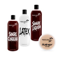 Kit Sangre Líquida 450ml + Látex 450ml + Coagulada 450ml + Carne Falsa 60g